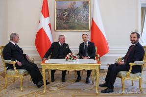 Wizyta oficjalna Wielkiego Mistrza Zakonu Maltańskiego w Pałacu Prezydenckim